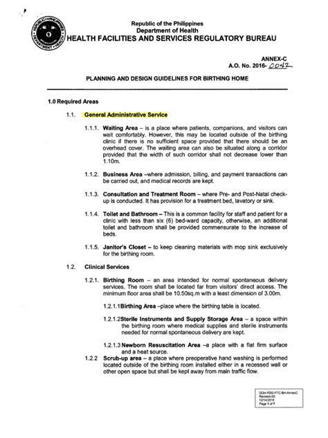 A DOH Document.
